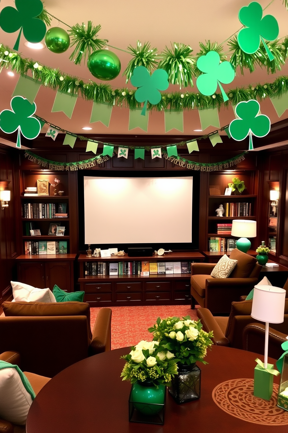 Home Theater St Patricks Day Decorating Ideas 23