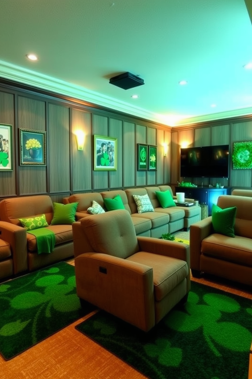 Home Theater St Patricks Day Decorating Ideas 24