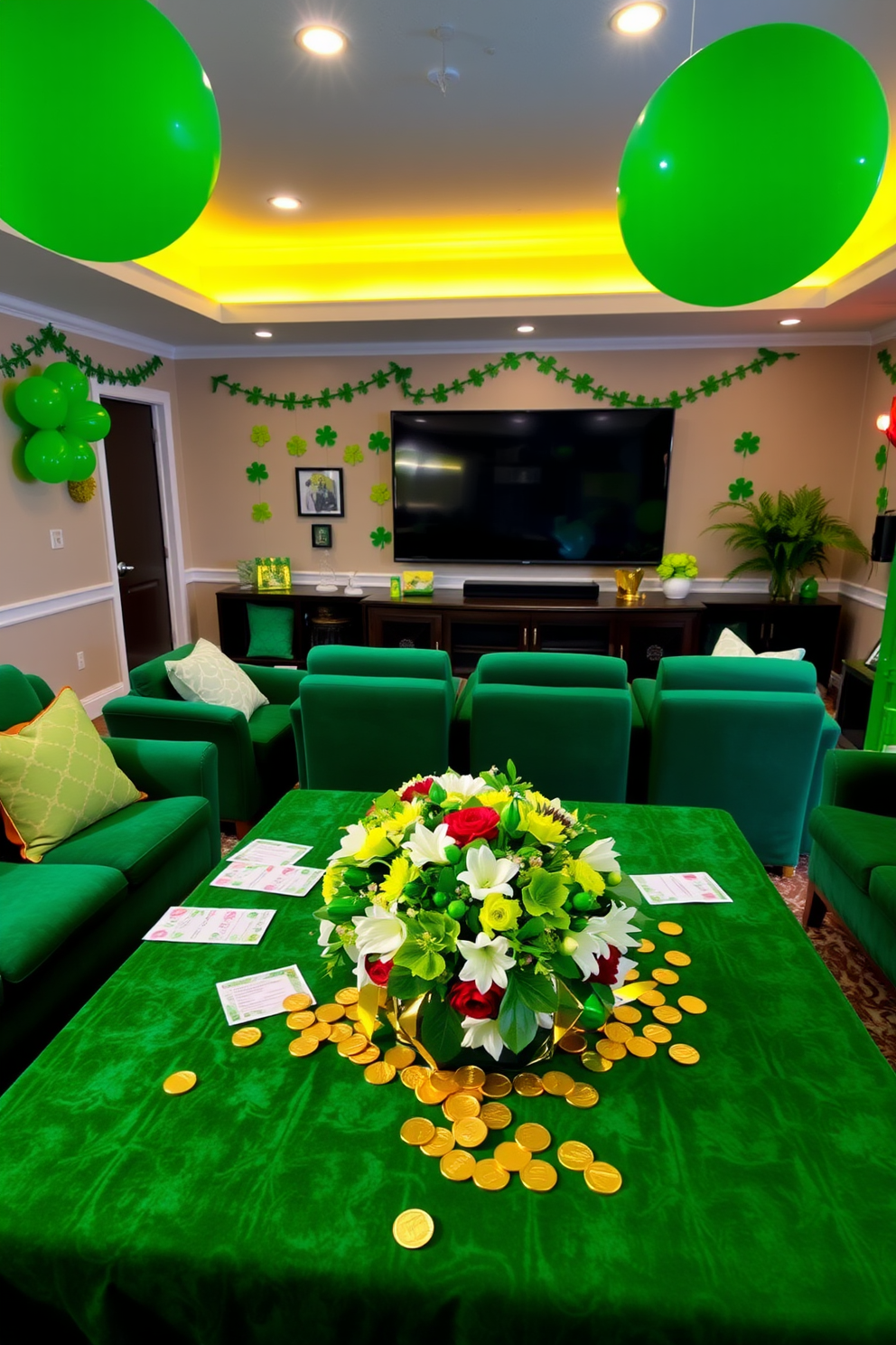 Home Theater St Patricks Day Decorating Ideas 26