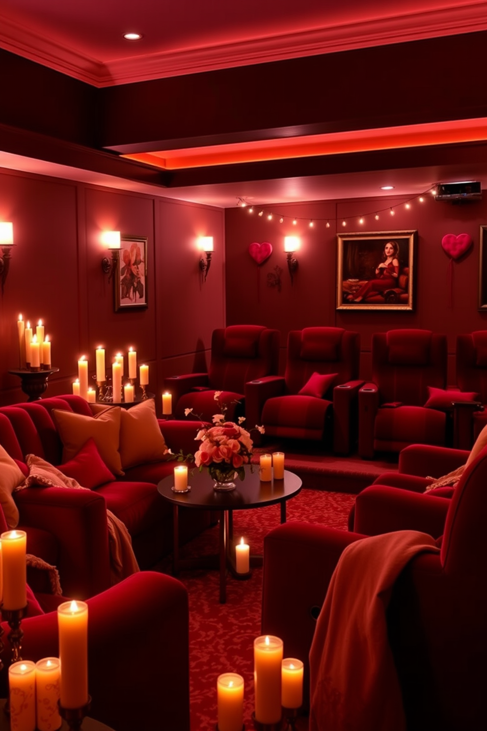 Home Theater Valentines Day Decorating Ideas 2