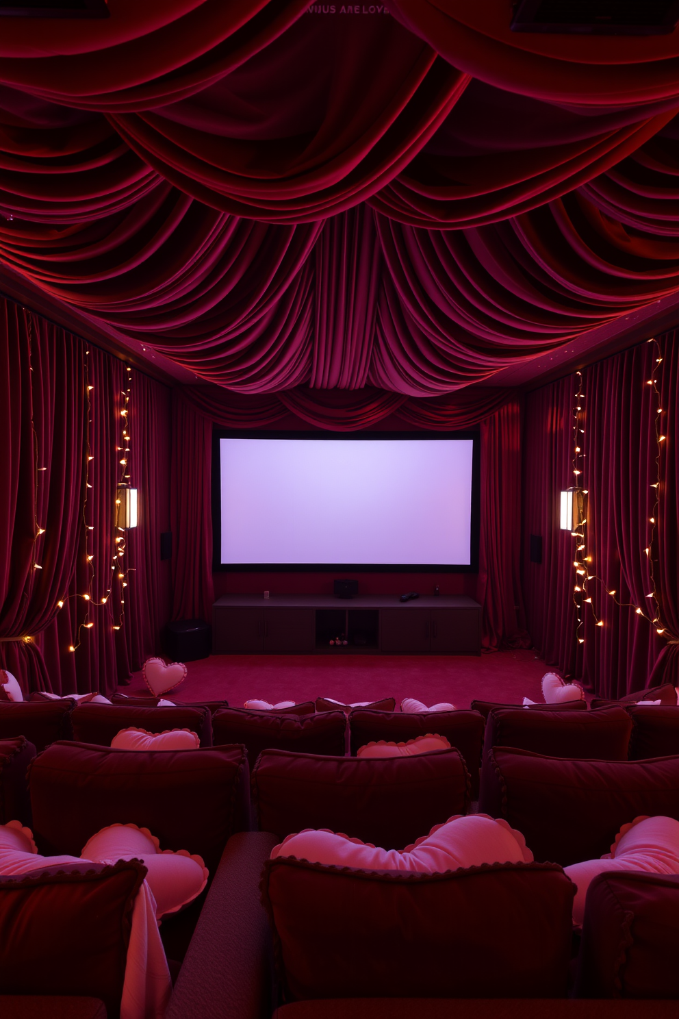 Home Theater Valentines Day Decorating Ideas 20