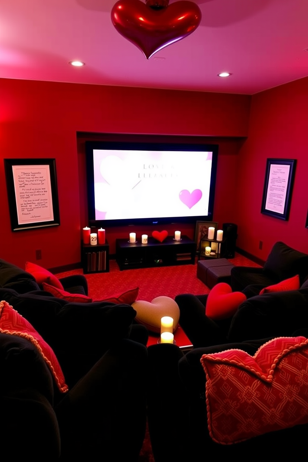 Home Theater Valentines Day Decorating Ideas 22