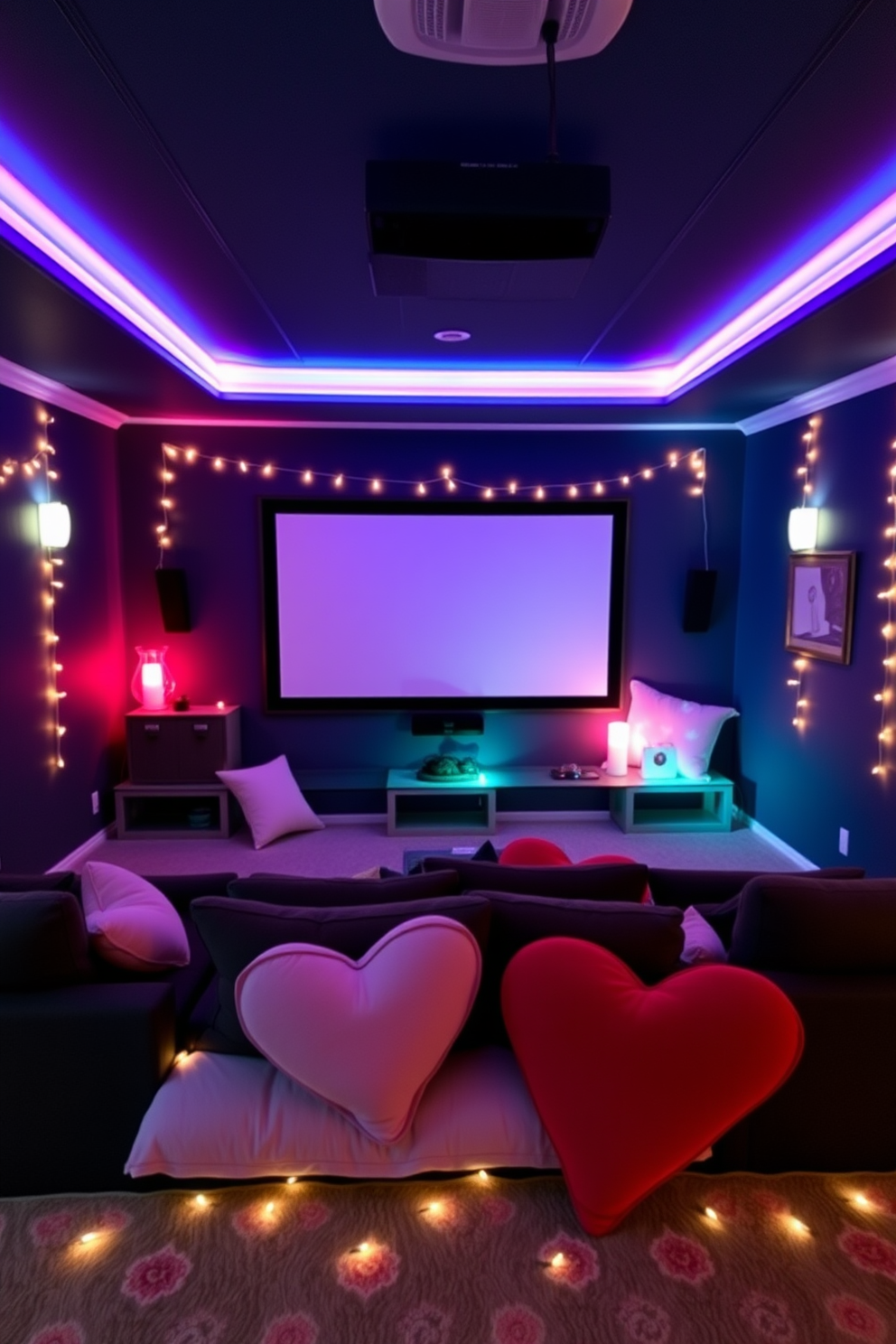 Home Theater Valentines Day Decorating Ideas 23