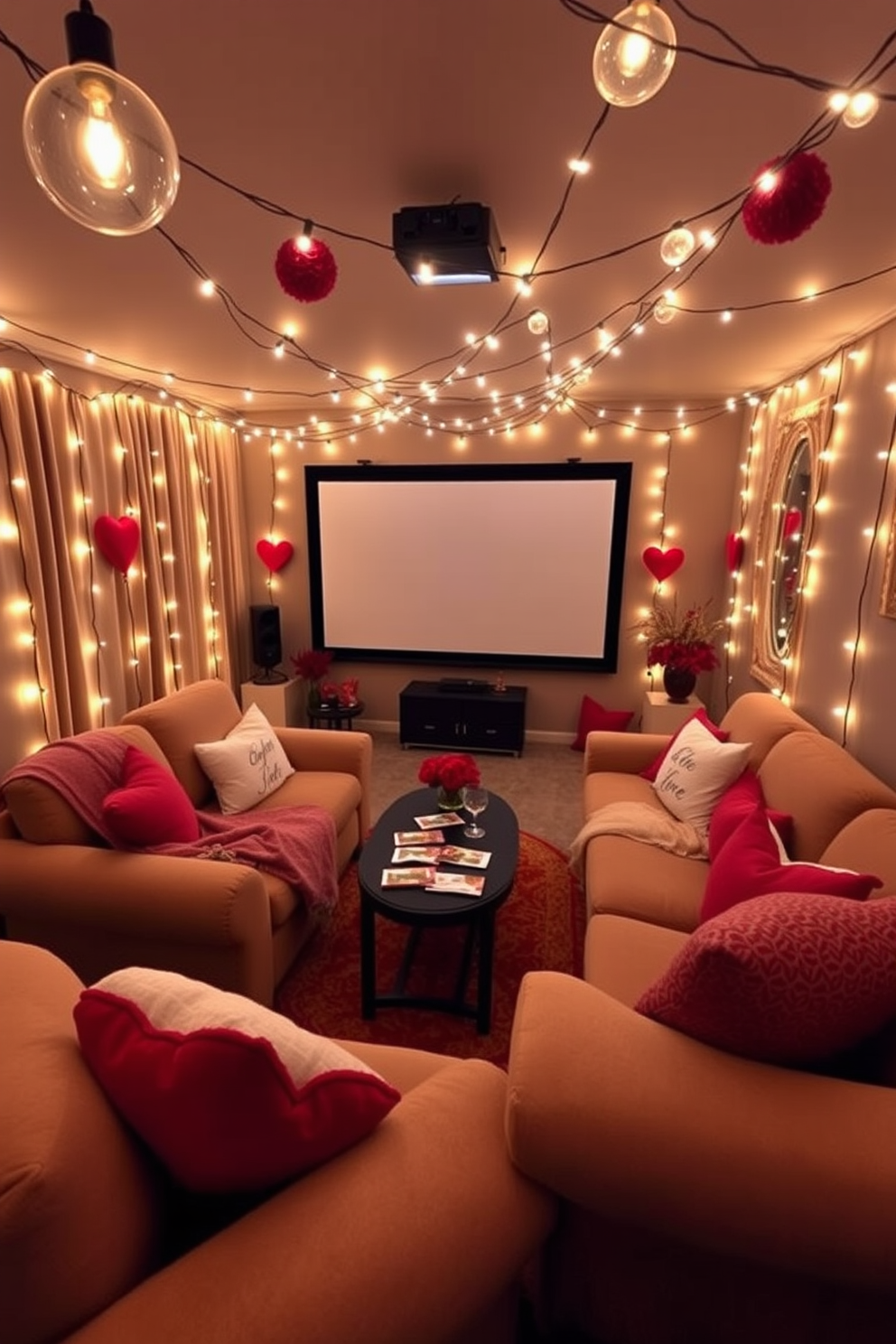 Home Theater Valentines Day Decorating Ideas 4