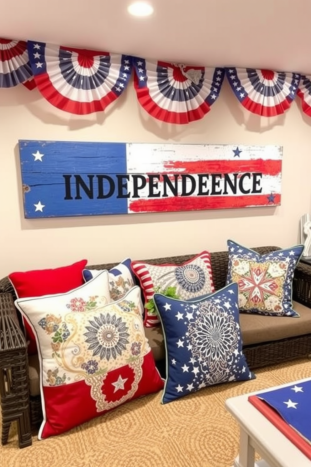 Independence Day Basement Decorating Ideas 19