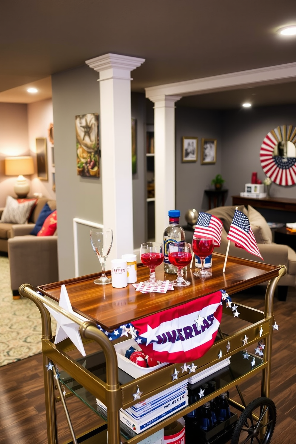 Independence Day Basement Decorating Ideas 21