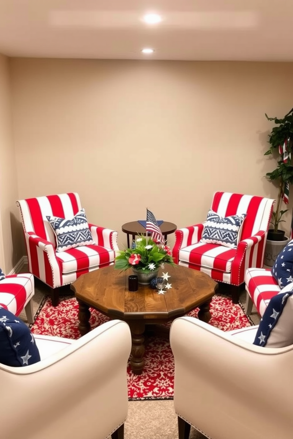 Independence Day Basement Decorating Ideas 26