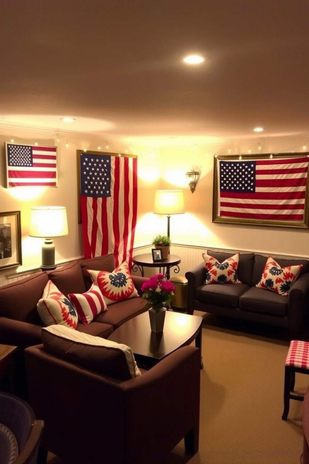 Independence Day Basement Decorating Ideas 4