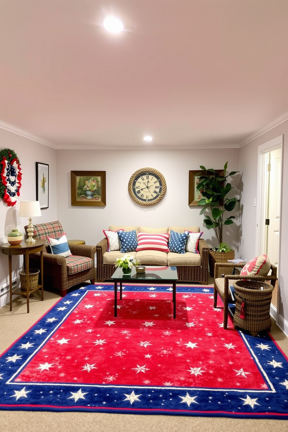 Independence Day Basement Decorating Ideas 6