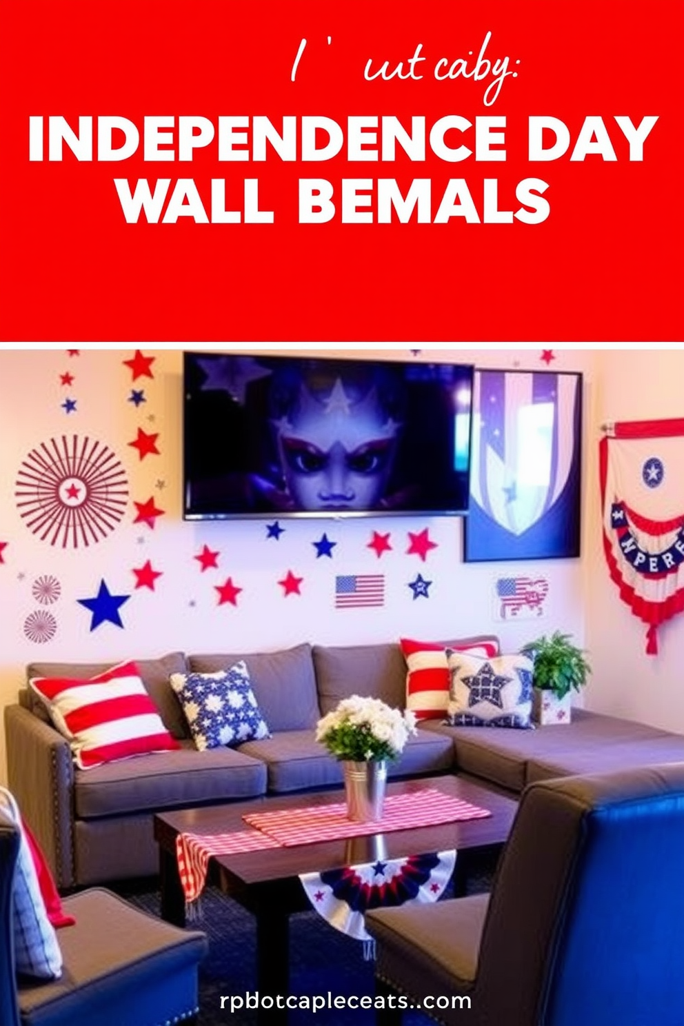 Independence Day Basement Decorating Ideas 9