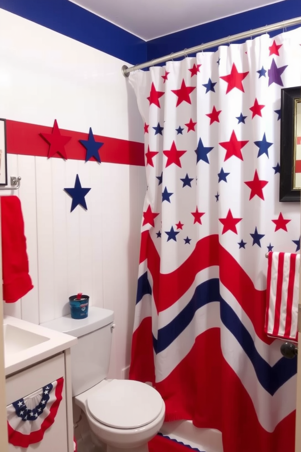 Independence Day Bathroom Decorating Ideas 1