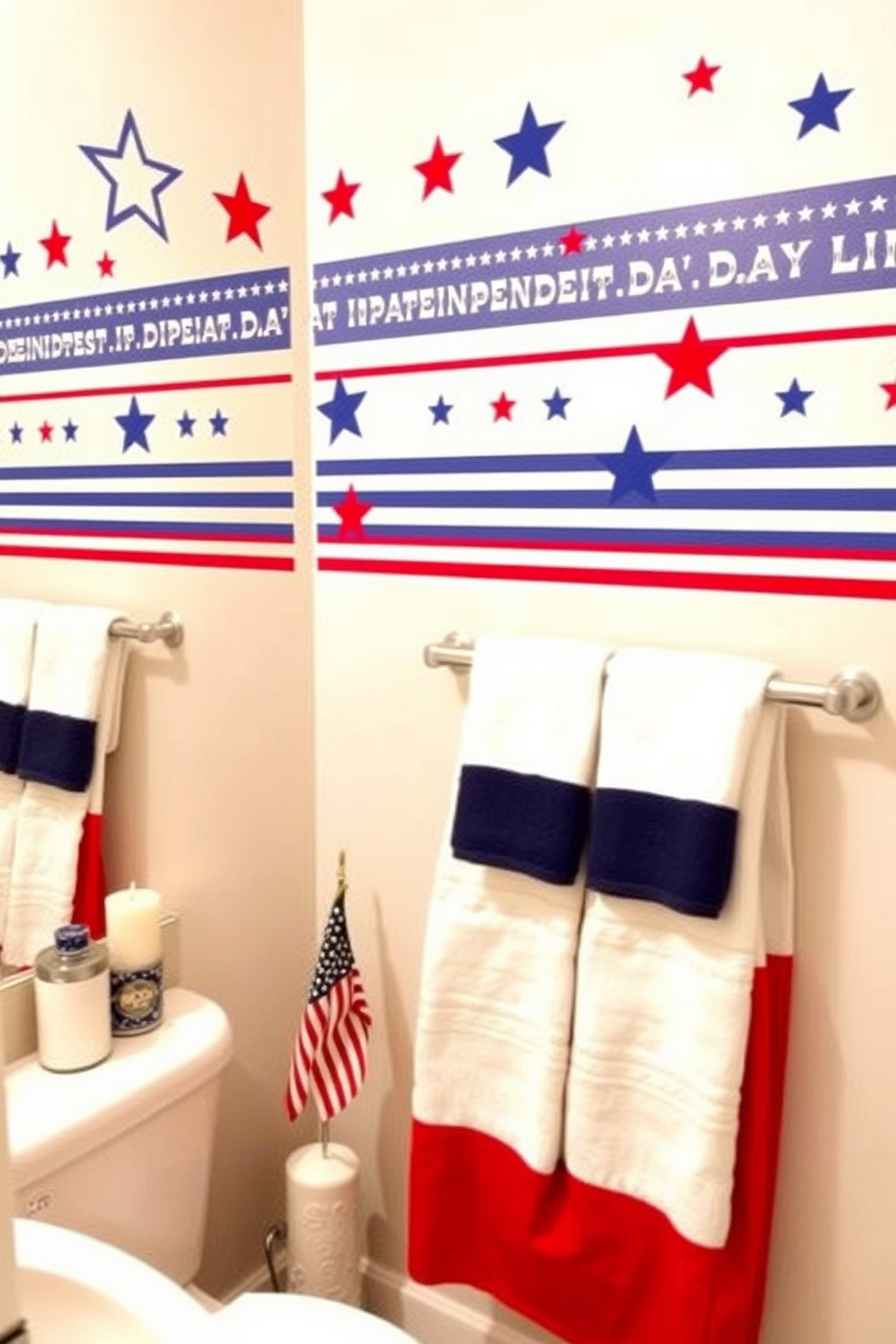 Independence Day Bathroom Decorating Ideas 14