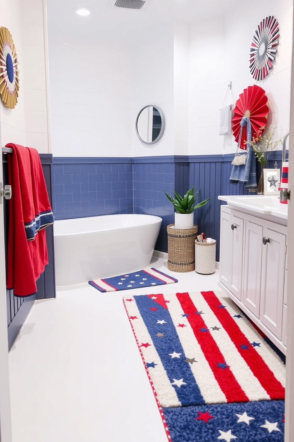 Independence Day Bathroom Decorating Ideas 18