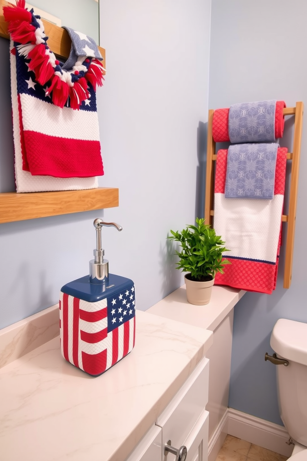 Independence Day Bathroom Decorating Ideas 22