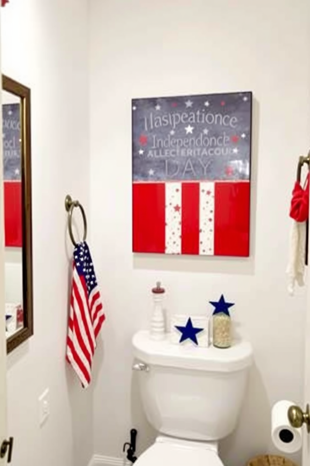 Independence Day Bathroom Decorating Ideas 23