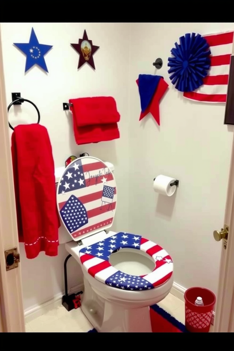 Independence Day Bathroom Decorating Ideas 29