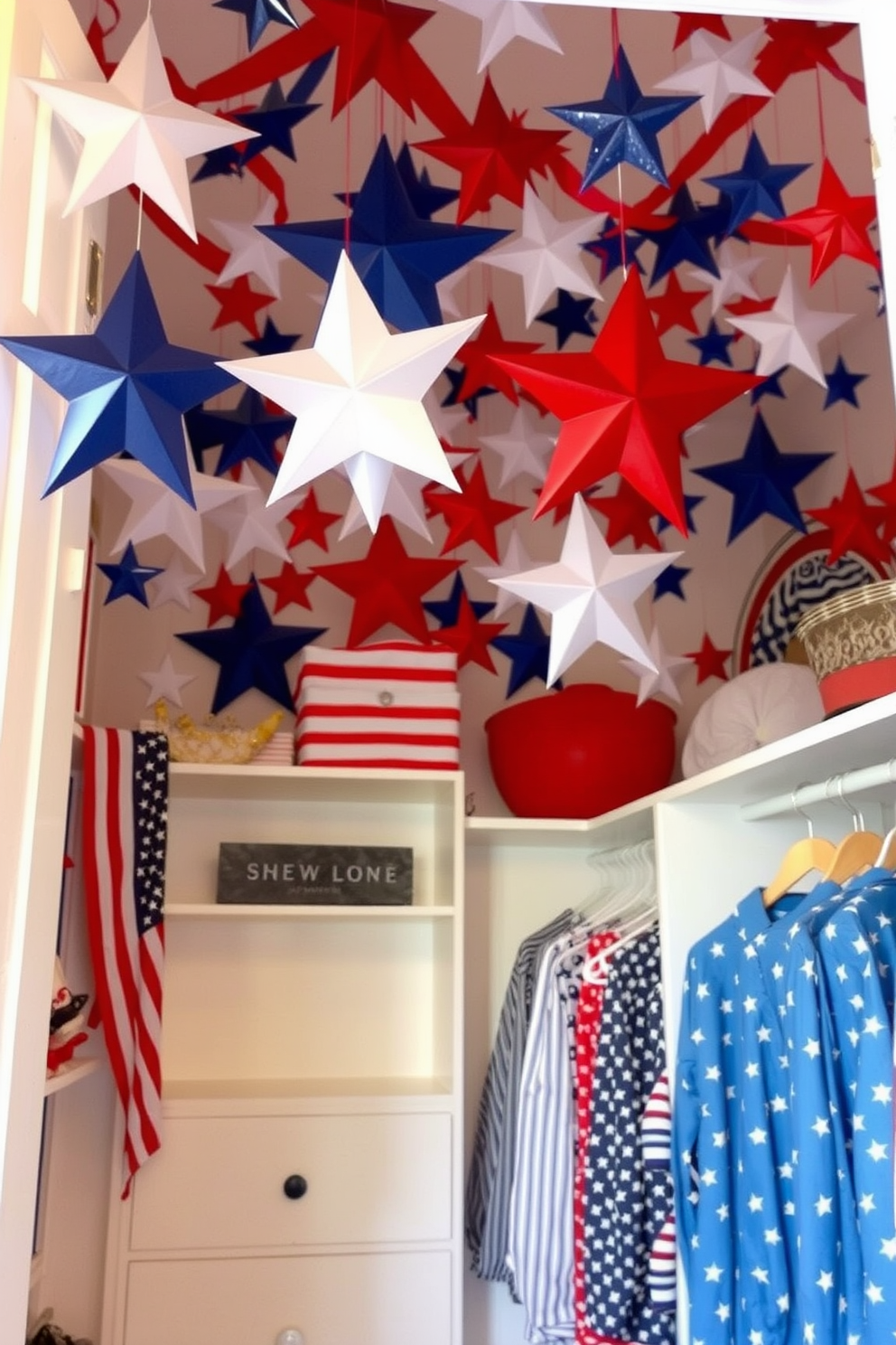 Independence Day Closet Decorating Ideas 21