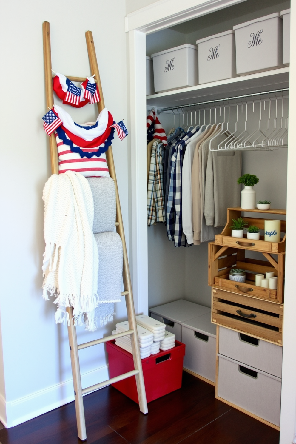 Independence Day Closet Decorating Ideas 22