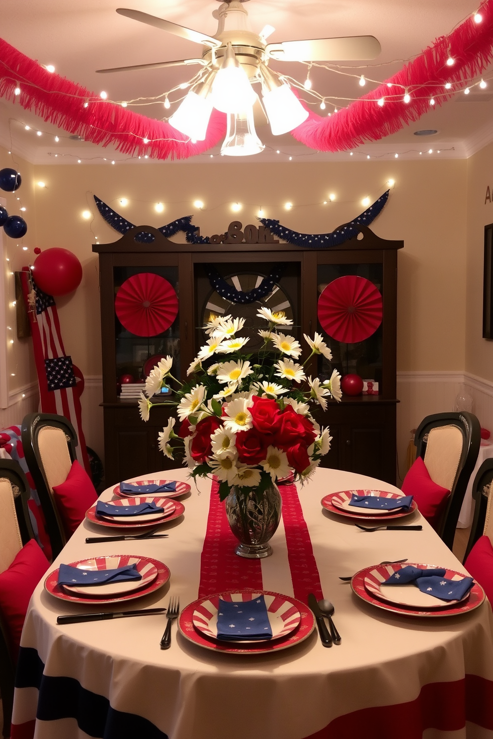 Independence Day Dining Room Decorating Ideas 24