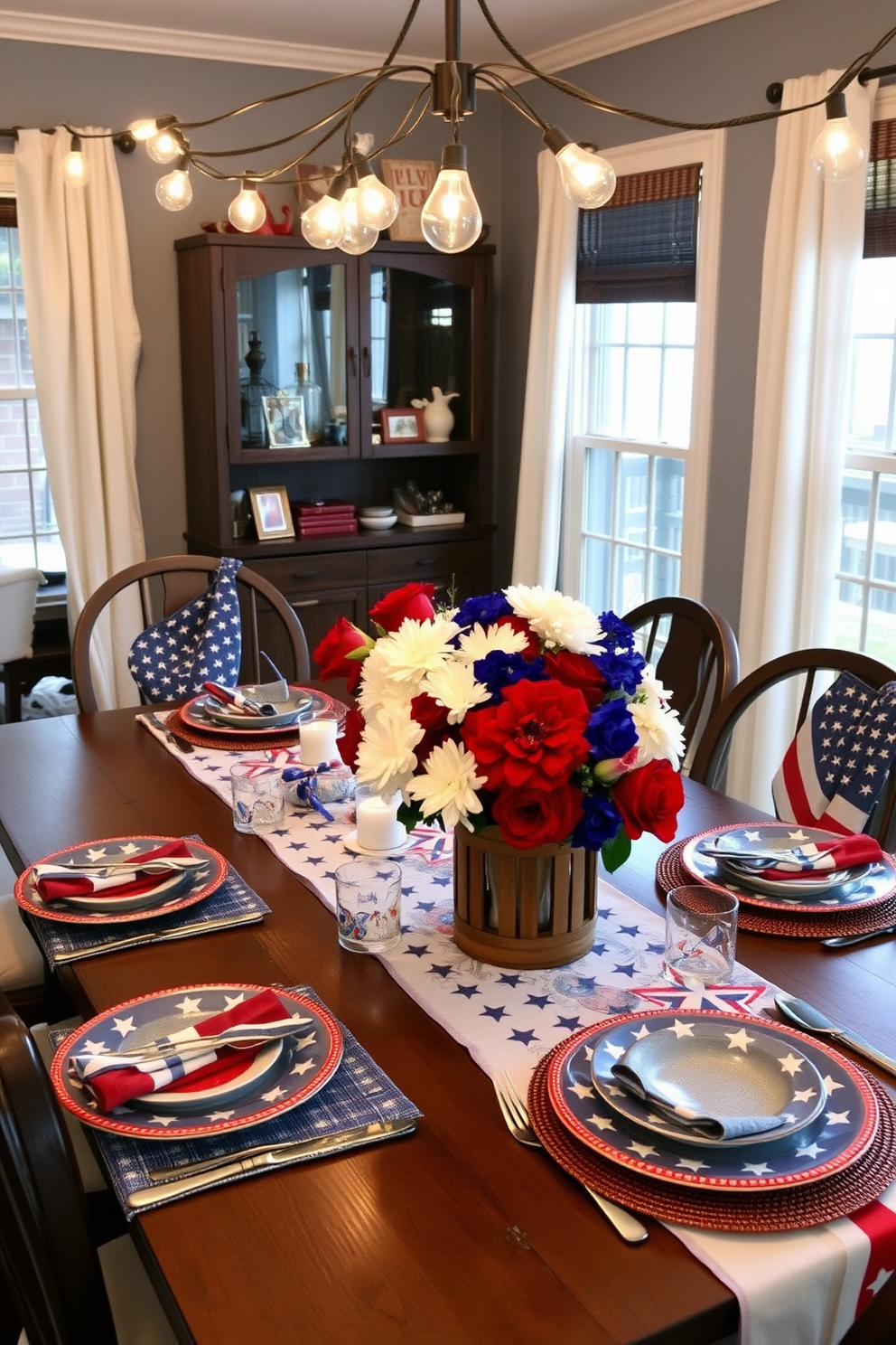 Independence Day Dining Room Decorating Ideas 26