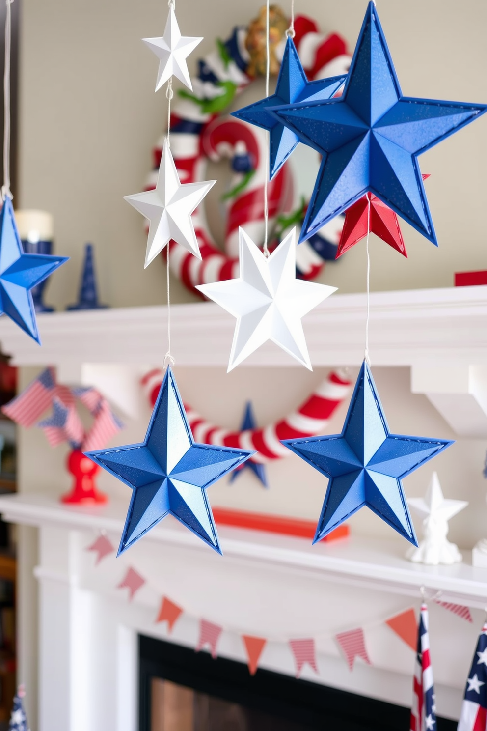 Independence Day Fireplace Decorating Ideas 4