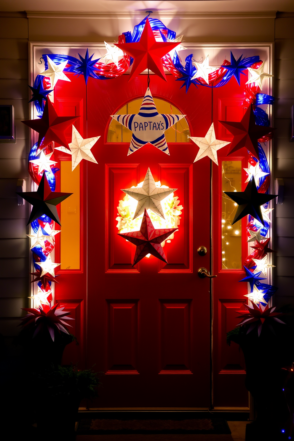 Independence Day Front Door Decorating Ideas 11