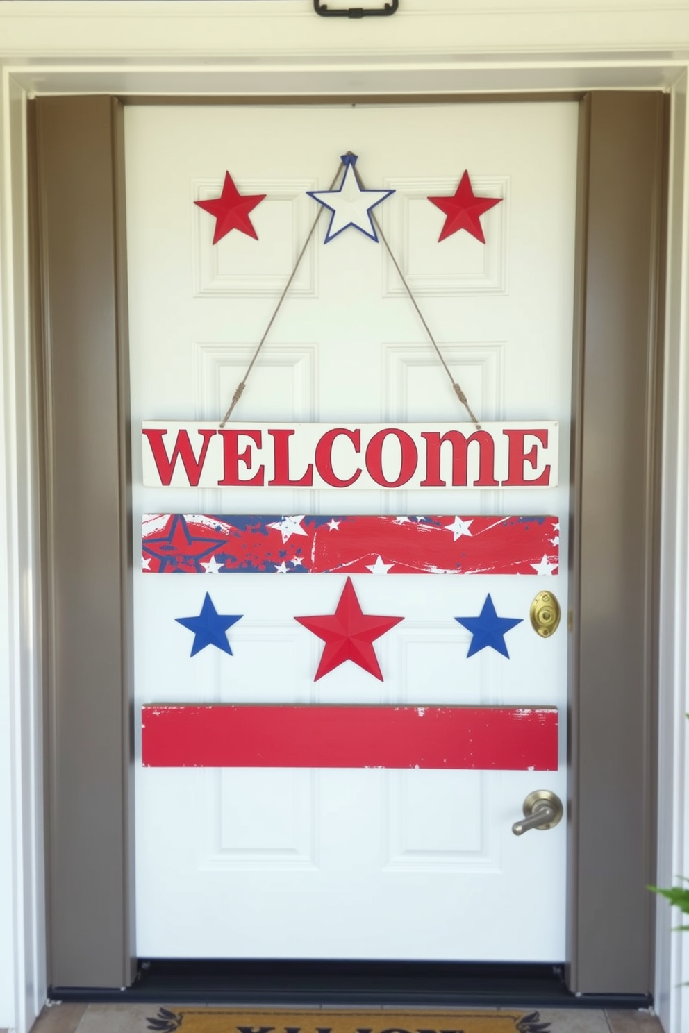 Independence Day Front Door Decorating Ideas 24