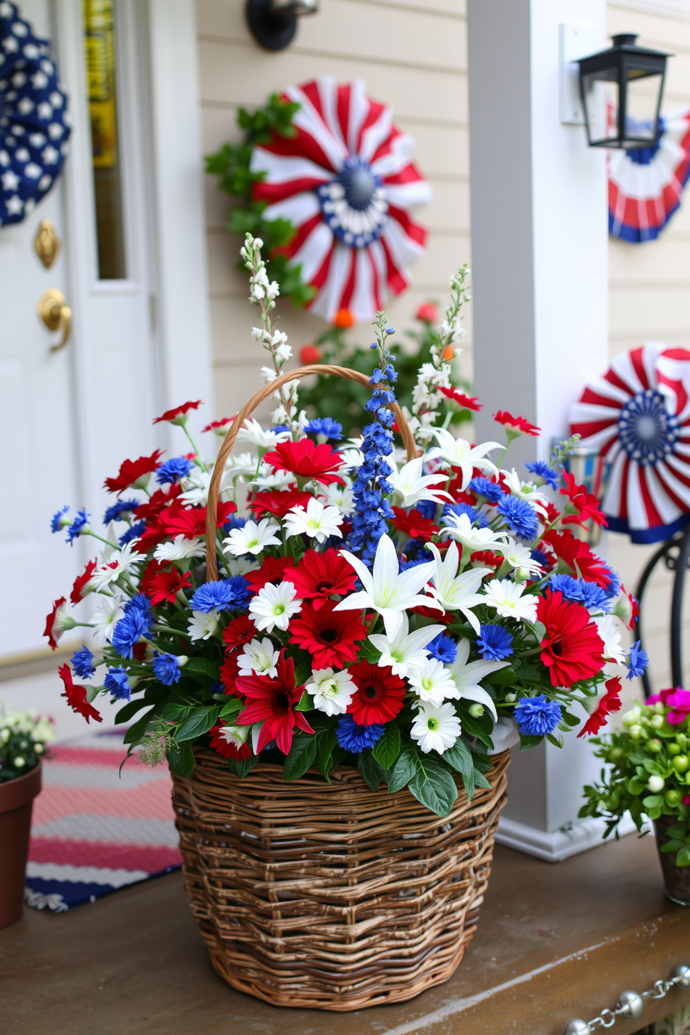 Independence Day Front Door Decorating Ideas 26