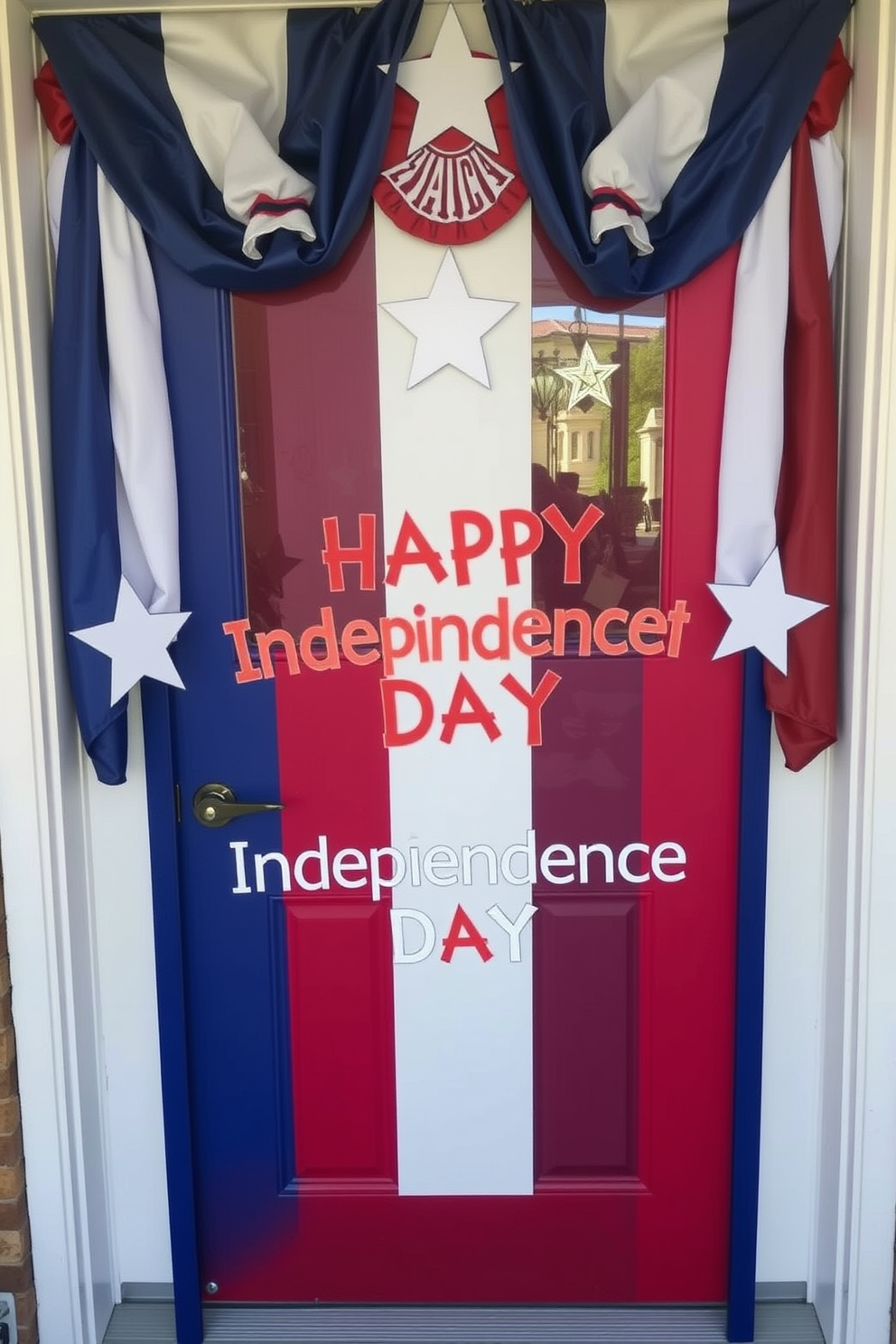 Independence Day Front Door Decorating Ideas 30