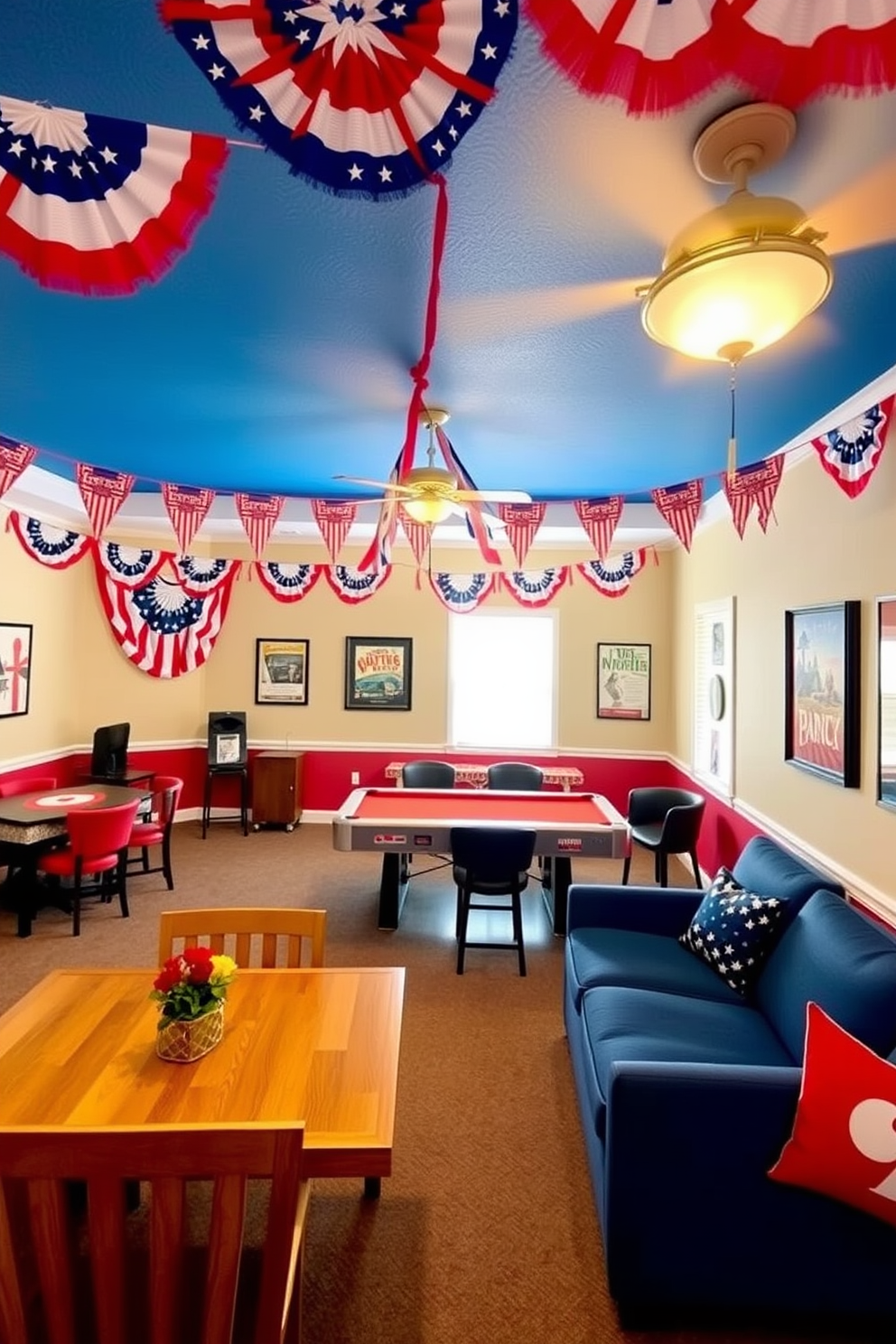 Independence Day Game Room Decorating Ideas 1