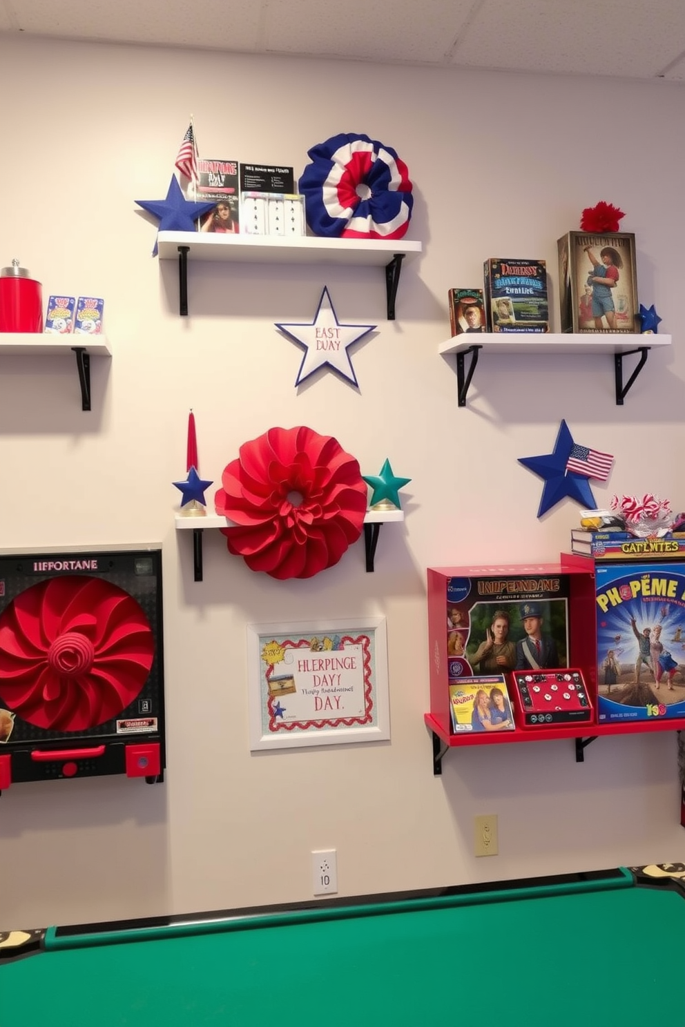 Independence Day Game Room Decorating Ideas 16