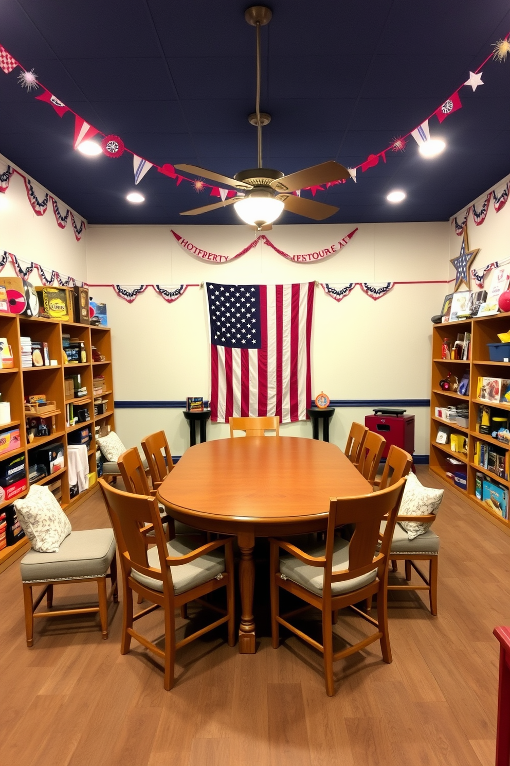 Independence Day Game Room Decorating Ideas 18