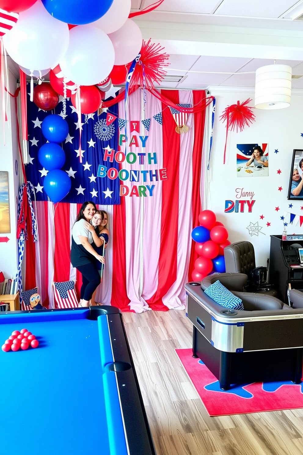 Independence Day Game Room Decorating Ideas 19