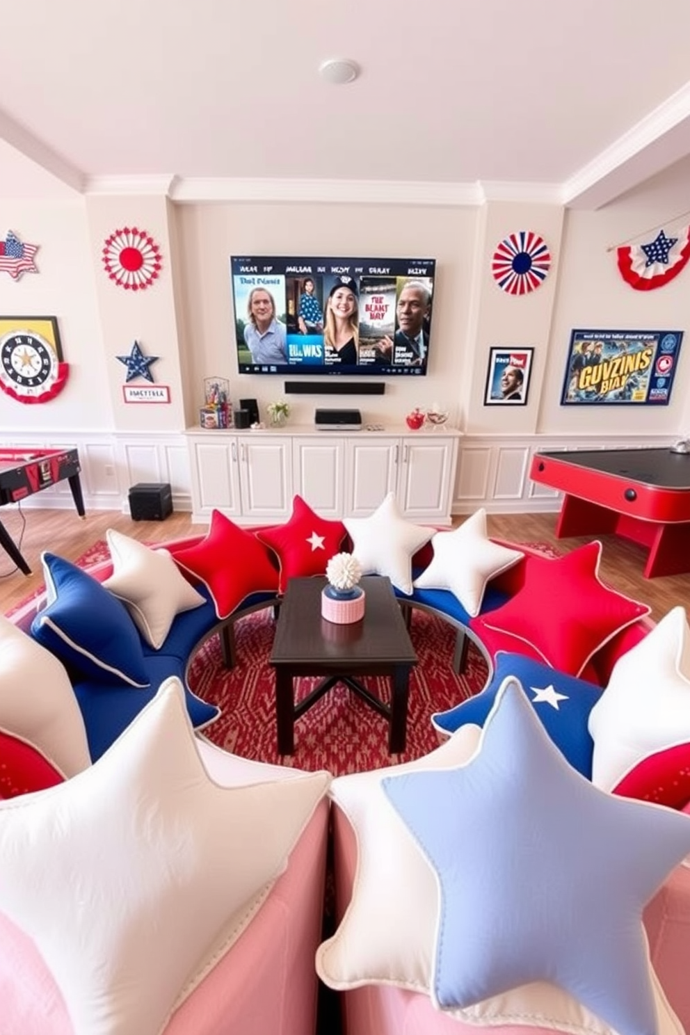 Independence Day Game Room Decorating Ideas 21