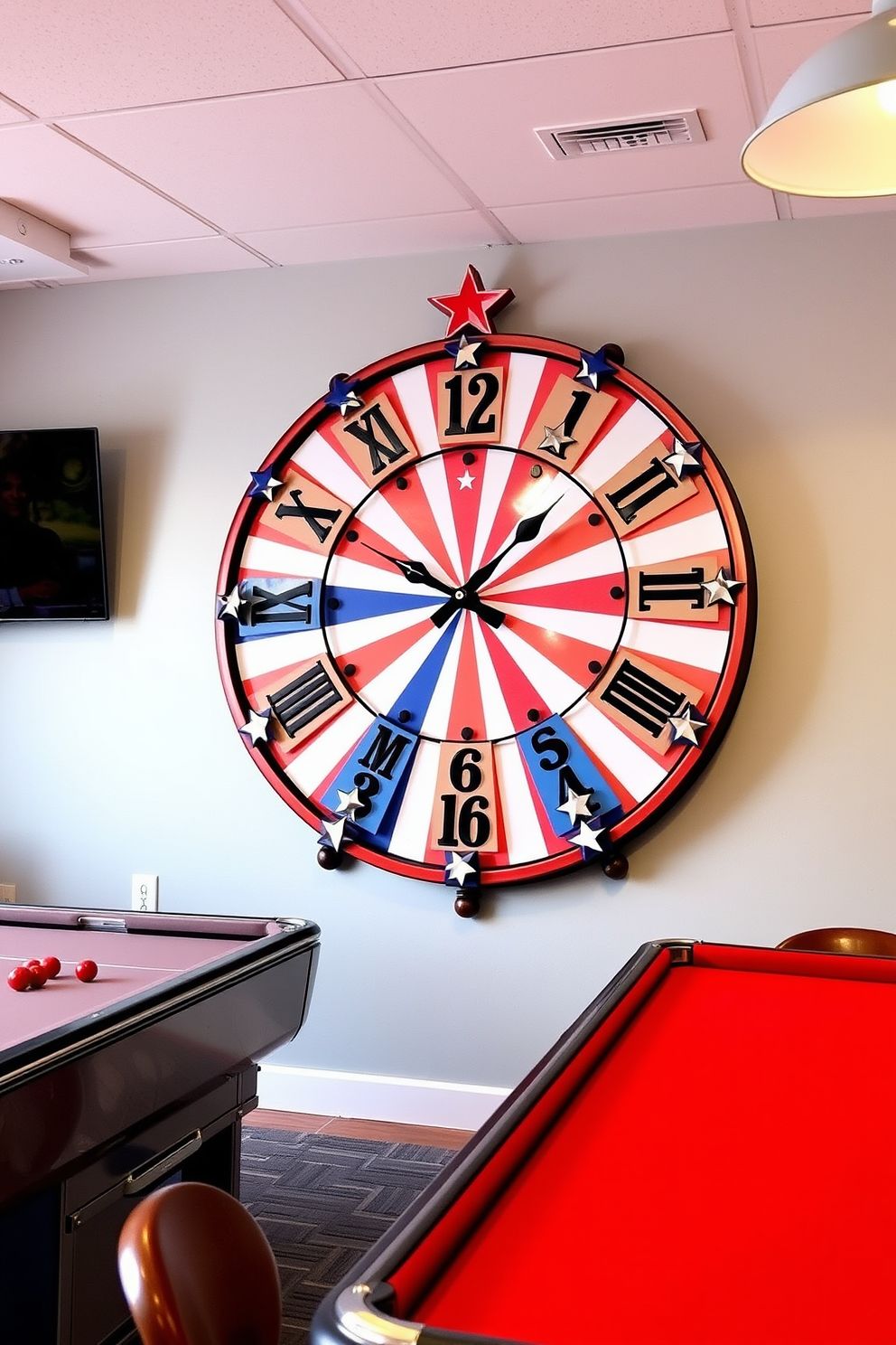 Independence Day Game Room Decorating Ideas 22