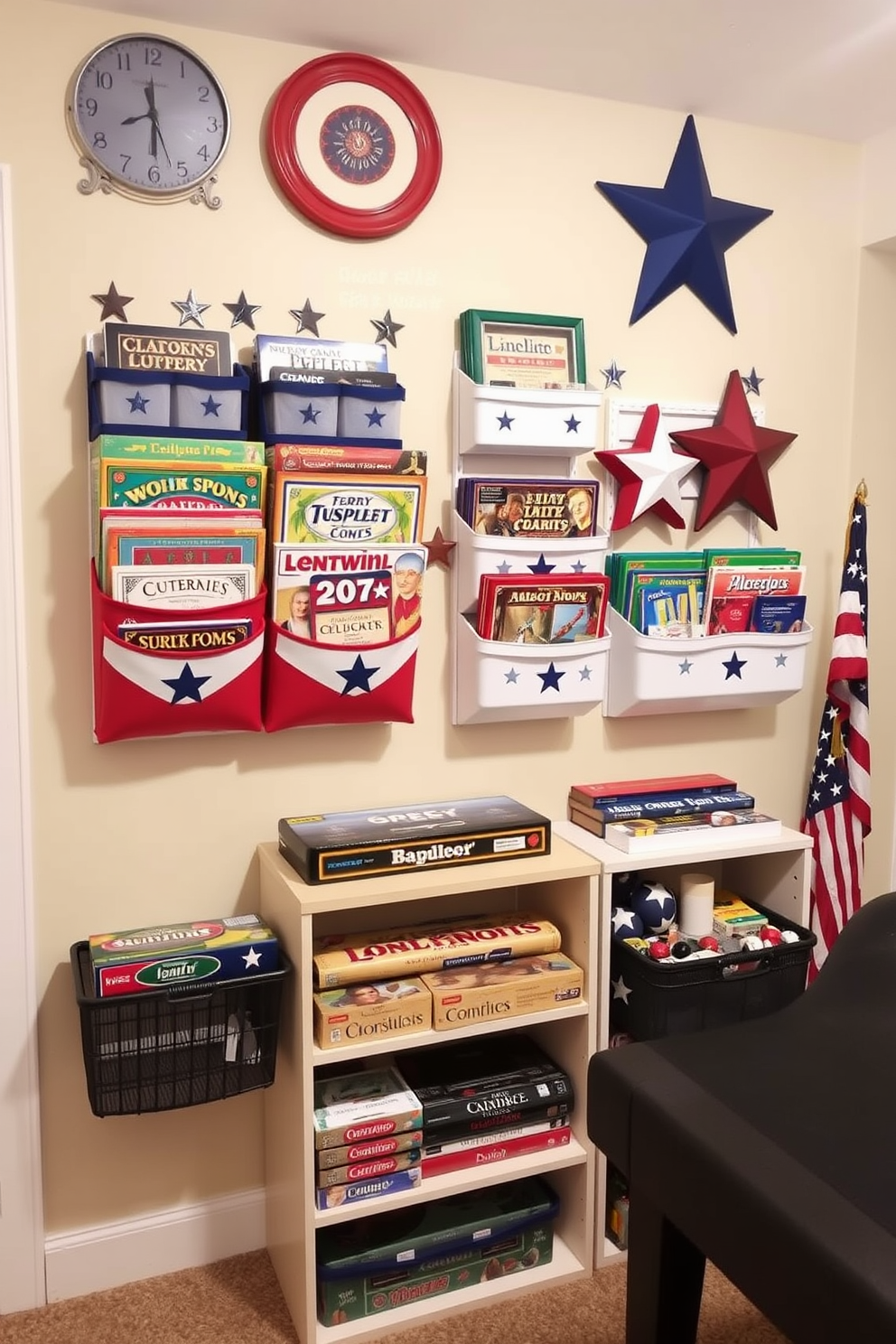 Independence Day Game Room Decorating Ideas 26