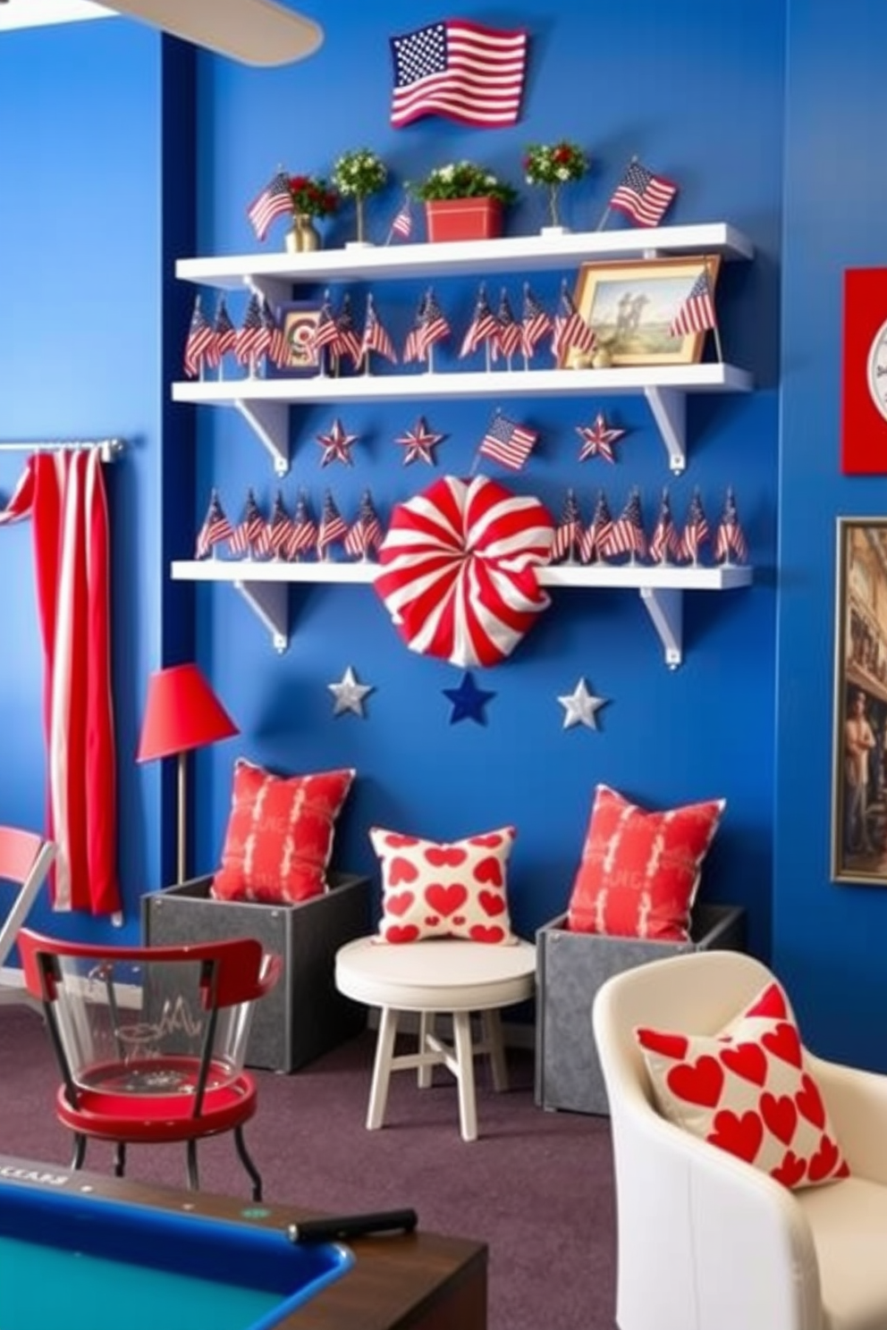 Independence Day Game Room Decorating Ideas 3