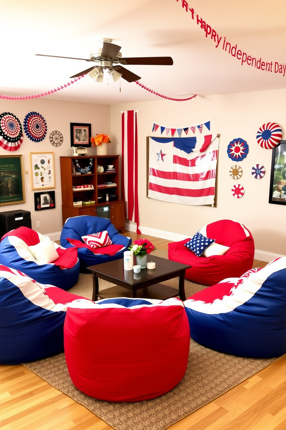 Independence Day Game Room Decorating Ideas 6