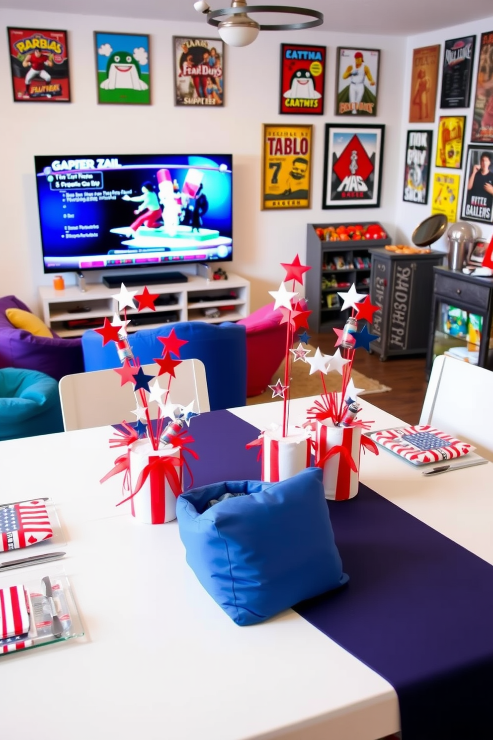 Independence Day Game Room Decorating Ideas 8