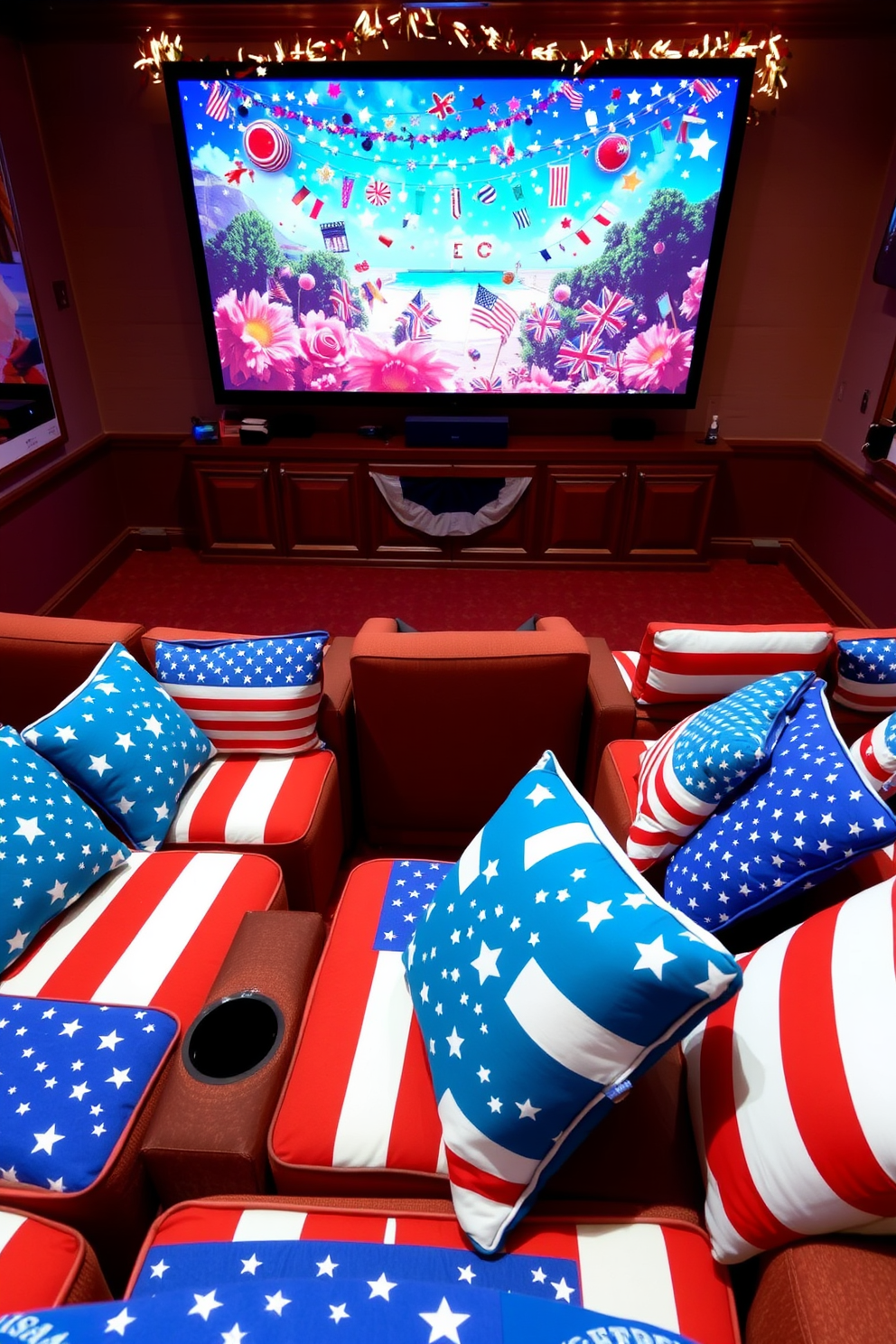 Independence Day Home Theater Decorating Ideas 10