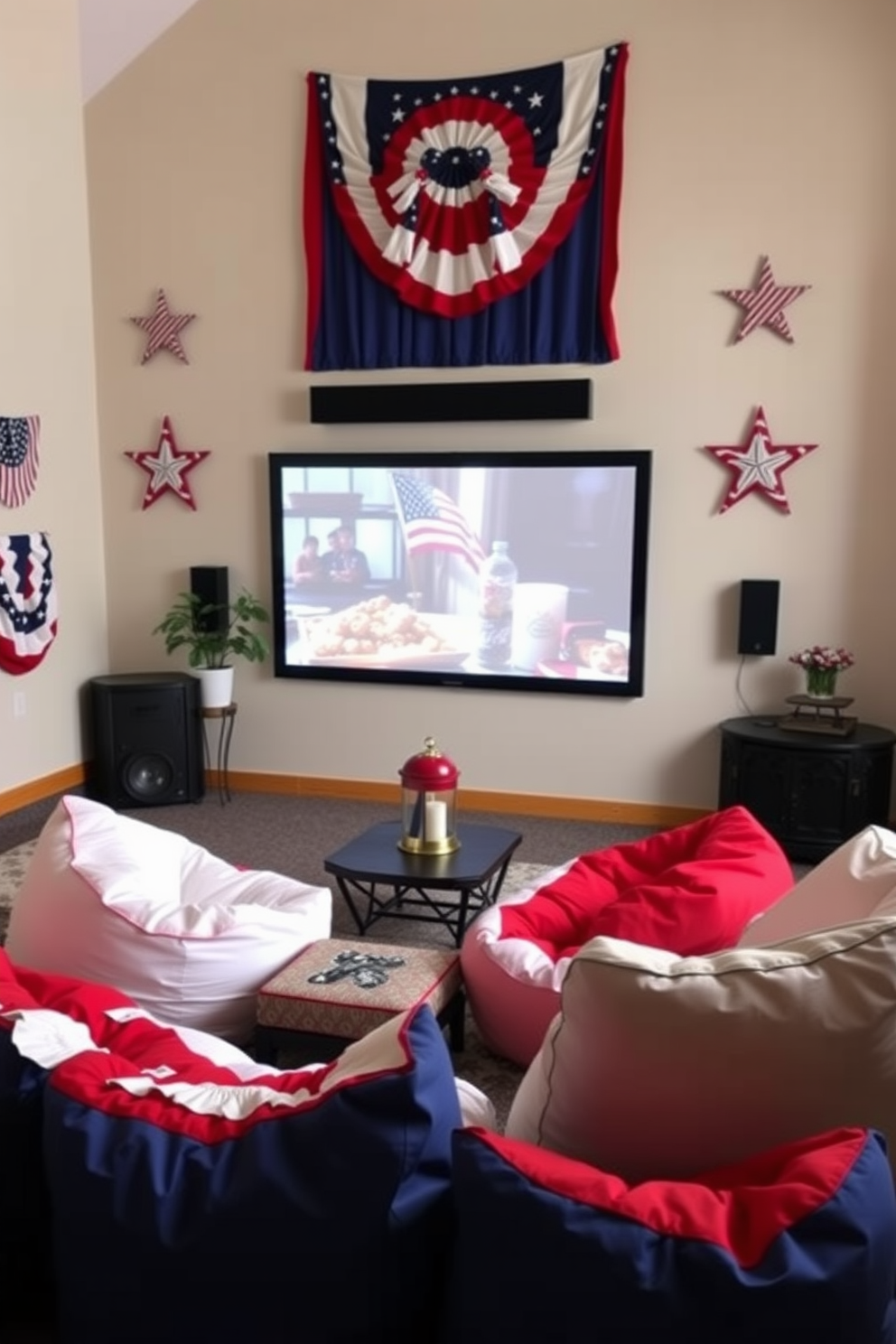 Independence Day Home Theater Decorating Ideas 19