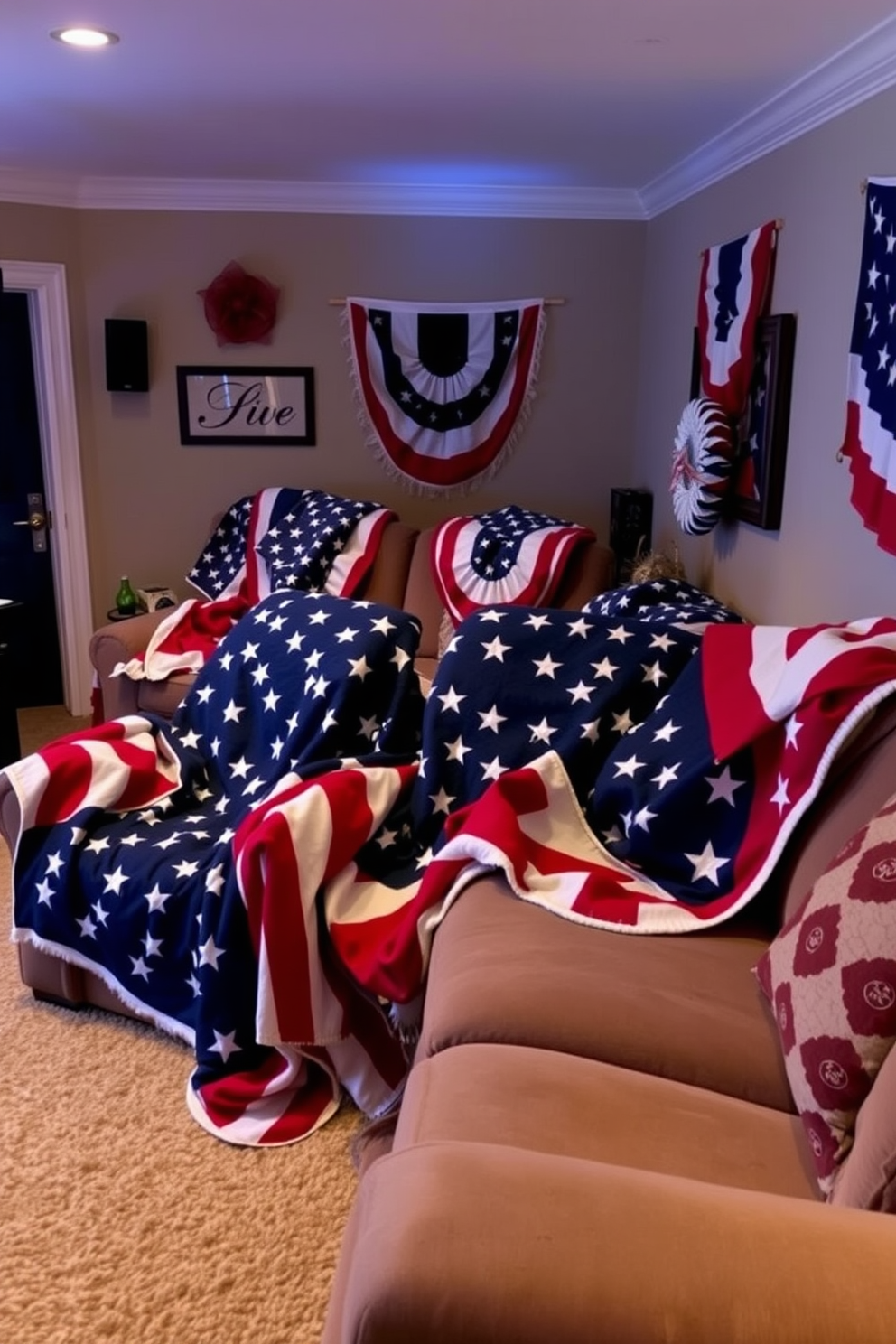 Independence Day Home Theater Decorating Ideas 20