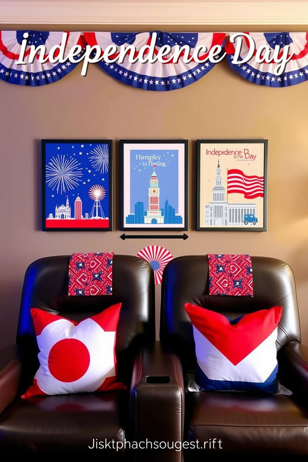 Independence Day Home Theater Decorating Ideas 23