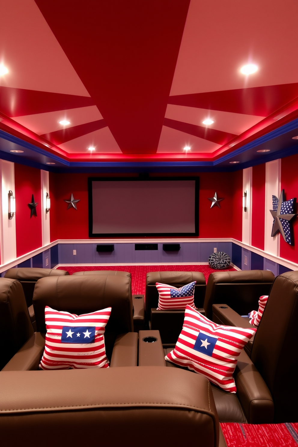 Independence Day Home Theater Decorating Ideas 29