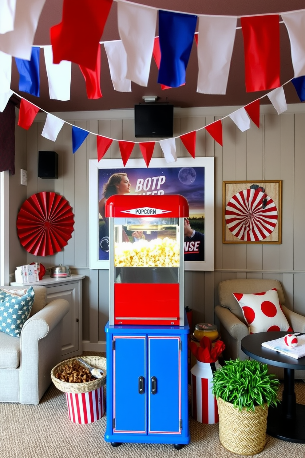 Independence Day Home Theater Decorating Ideas 4