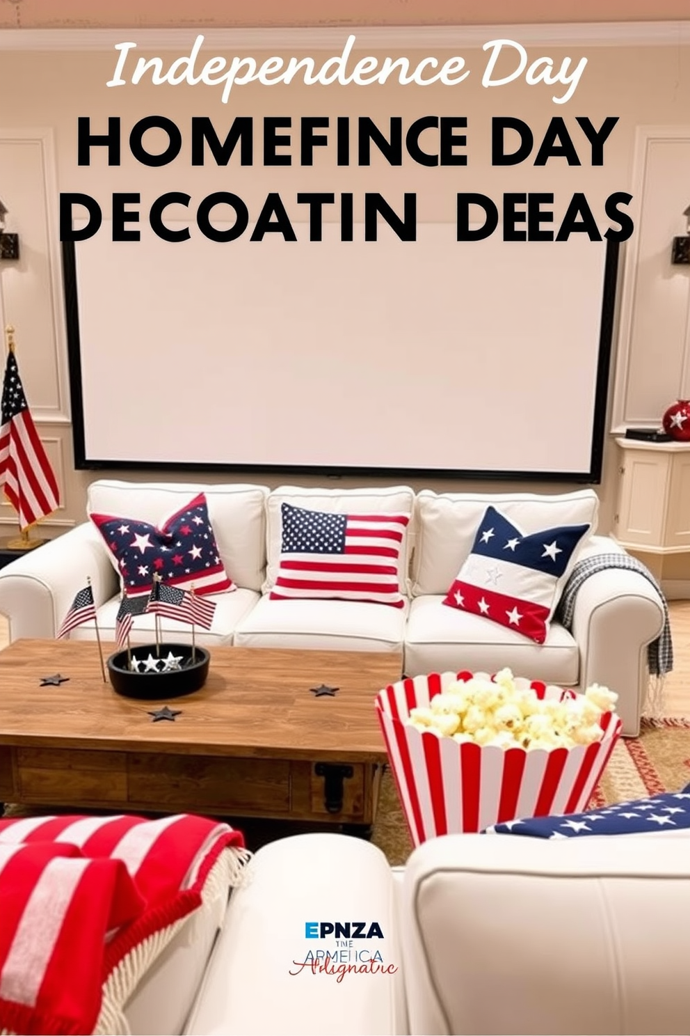 Independence Day Home Theater Decorating Ideas 5