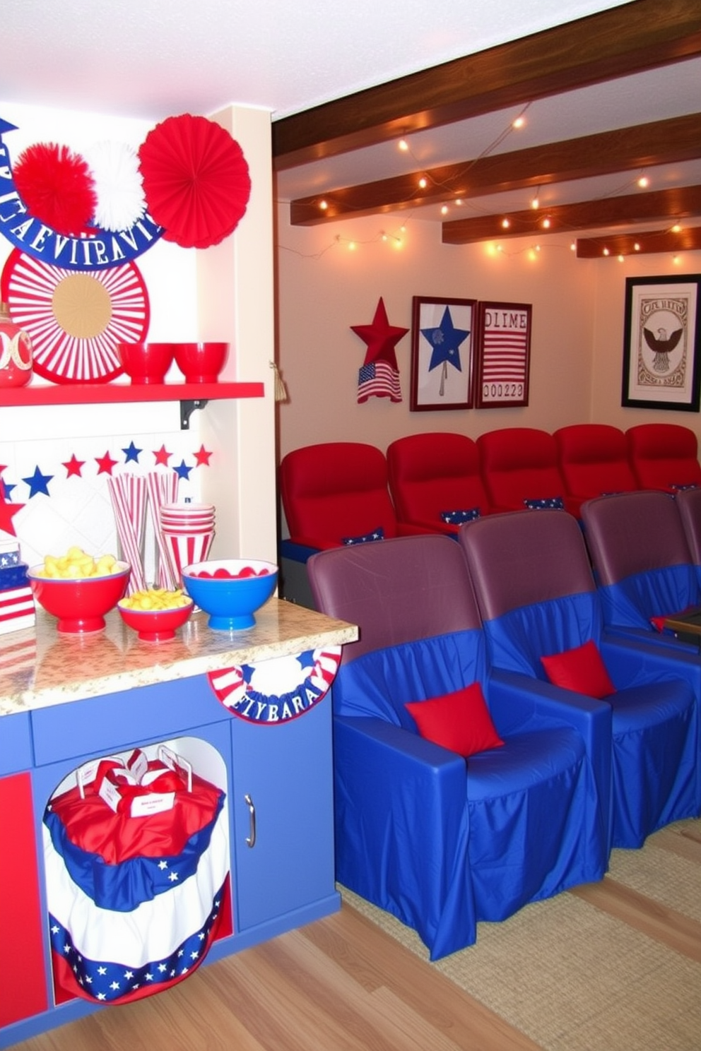 Independence Day Home Theater Decorating Ideas 9