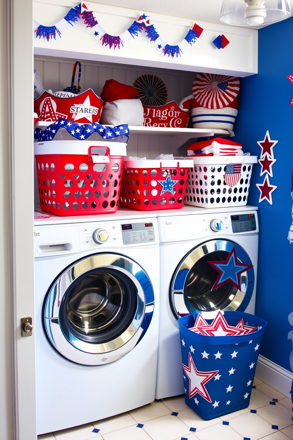 Independence Day Laundry Room Decorating Ideas 1