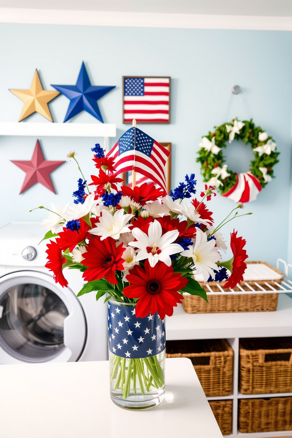 Independence Day Laundry Room Decorating Ideas 10