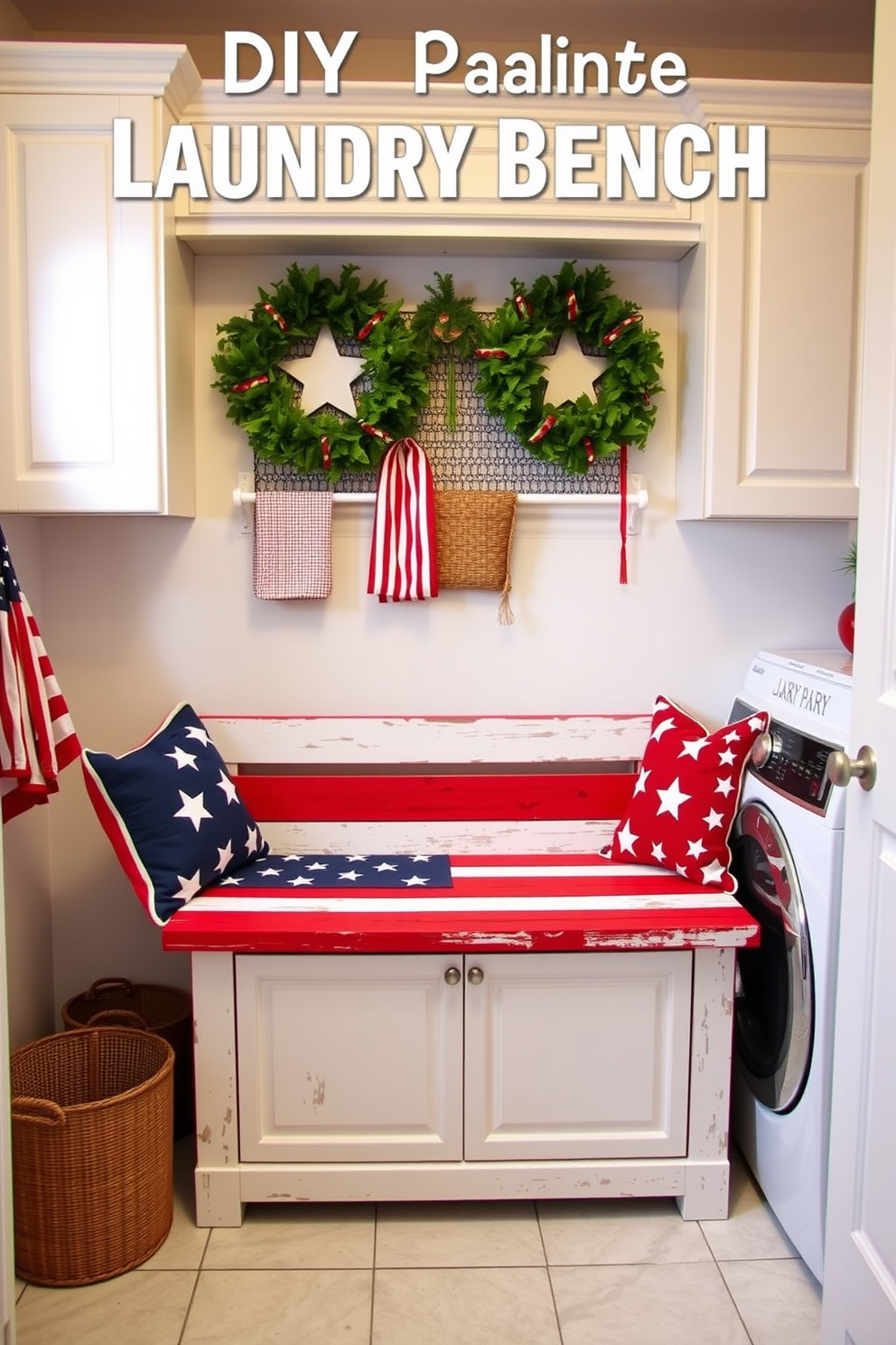 Independence Day Laundry Room Decorating Ideas 12